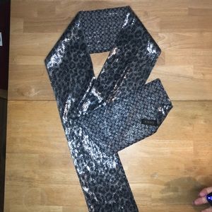 Coach Sequin Ocelot Scarf